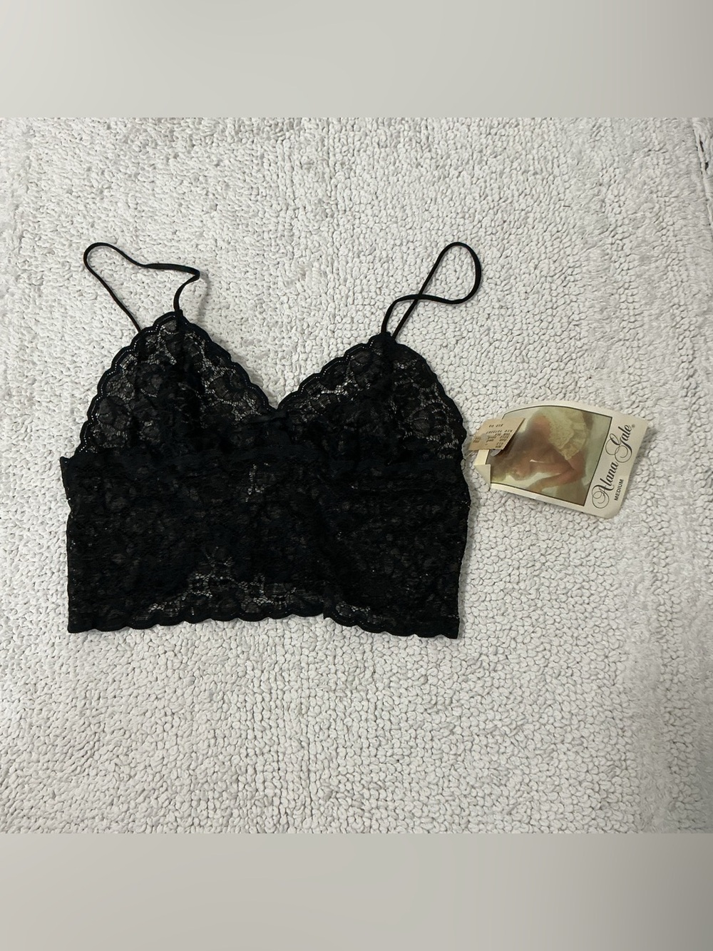 NWT Vintage Alana Gale Lace Bralette M